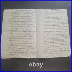 Minute originale 1729 Au Roy étant en son Conseil présentée Roi LOUIS XV Rare