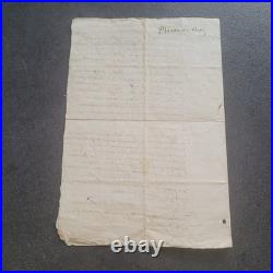 Minute originale 1729 Au Roy étant en son Conseil présentée Roi LOUIS XV Rare