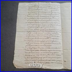 Minute originale 1729 Au Roy étant en son Conseil présentée Roi LOUIS XV Rare