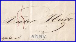 Mon cher Victor. Lettre autographe signée d'ALEXANDRE DUMAS à VICTOR HUGO