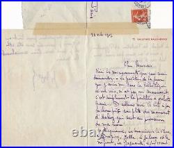 Musique Jacques BIZET fils Georges Bizet lettre autographe signée Halévy