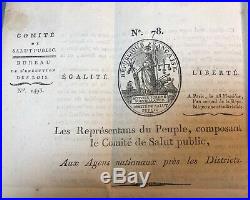 N13-bec D'ambés-comite De Salut Public-carnot-robespierre-saint-just-1794