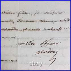 NAPOLÉON Ier. Letizia BONAPARTE Rare lettre signée de Madame Mère (1813)
