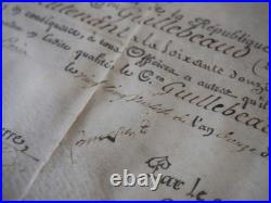 Napoleon BONAPARTE Brevet signé lieutenant BERTHIER 1804