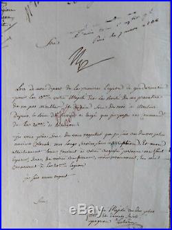 Napoléon BONAPARTE autographe 1806