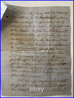 Napoléon Bonaparte Cent-Jours lettre témoignage rencontre de Laffrey 7 mars 1815