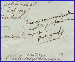 Napoléon / Lettre Signée Bonaparte / Consulat / Au Sujet D'un Père Émigré