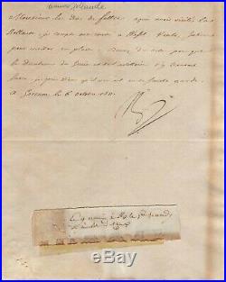 Napoléon lettre signée 1811