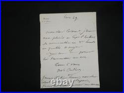 Nicolas-Charles-Victor OUDINOT 2 lettres autographes signées Manuscrit