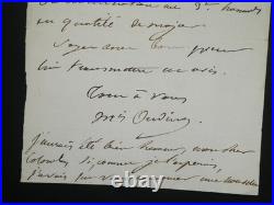 Nicolas-Charles-Victor OUDINOT 2 lettres autographes signées Manuscrit
