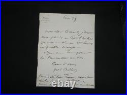 Nicolas-Charles-Victor OUDINOT 2 lettres autographes signées Manuscrit