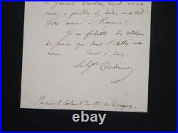 Nicolas-Charles-Victor OUDINOT 2 lettres autographes signées Manuscrit