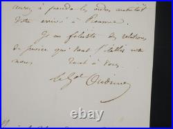 Nicolas-Charles-Victor OUDINOT 2 lettres autographes signées Manuscrit