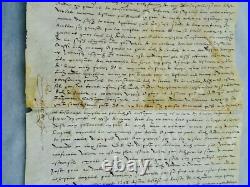 Nîmes protestant terre 1588 parchemin oliveraie