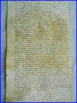 Nîmes protestant terre 1588 parchemin oliveraie