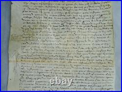 Nîmes protestant terre 1588 parchemin oliveraie