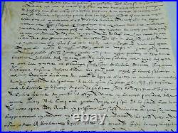 Nîmes protestant terre 1588 parchemin oliveraie