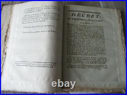 Normandie 50 Documents Revolution Reliure Rouen 1790 A 1792