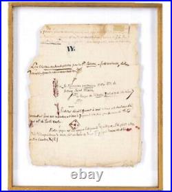 Notes manuscrites de Jules Barbey d'Aurevilly
