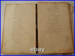 OBJET UNIQUE cahier manuscrit de 48 chansons de soldat 1905