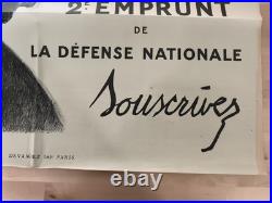 On les aura! 2e emprunt, affiche très grand format Première Guerre Mondiale WWI