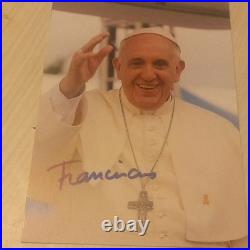 Original Hand Signed Pope François