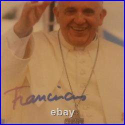 Original Hand Signed Pope François