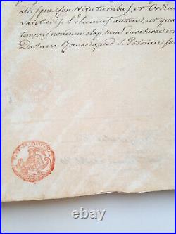 PAPE PIE IX Document Manuscrit Velin CARDINAL PARACCIANI CLARELLI 1864