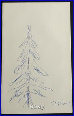 PERSONNALITES DIVERSES, 20 dessins originaux signés / ARBRES