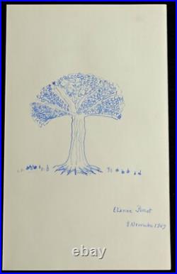 PERSONNALITES DIVERSES, 20 dessins originaux signés / ARBRES