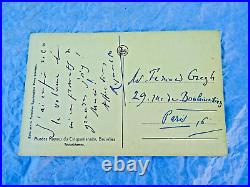 PROUST Reynaldo Hahn carte signée