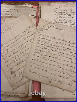 Papiers Anciens Pierre Jean Andrieux Revolution, Nantes, manuscrit, Deux Sevres