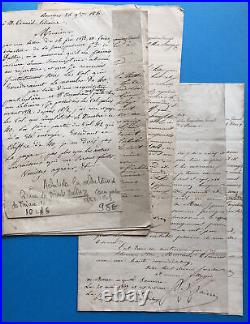 Papiers anciens FAIVRE 1849/1867