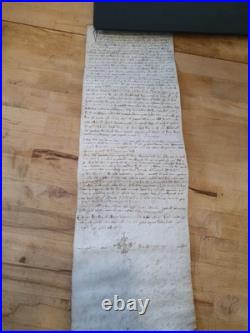 Parchemin Acte Notarié Ancien 1327 XIV Siècle Italie