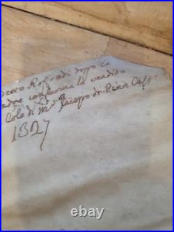 Parchemin Acte Notarié Ancien 1327 XIV Siècle Italie