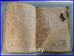 Parchemin en peau Acte du Vicomté de Bayeux 9 /02/1618 (jn60)