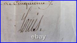 Parchemin signé Louis lieutenant civil Montcenis 1778