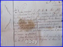 Passeport Franc Maconnerie 1822 Loge L'etoile Polaire