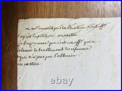 Paul Barras 1799 Rare Autographe Campagne d'Amérique Bonaparte Mathieu Tonnere