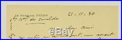 Philippe PETAIN Lettre autographe signée + enveloppe 1930 Letter signed