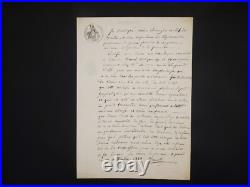 Pierre Brunet (1770-1832) Médecin Certificat médical manuscrit