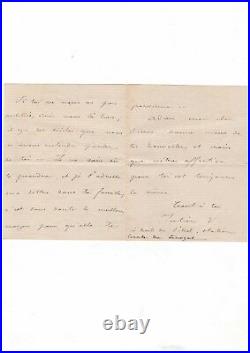 Pierre Loti / Lettre Autographe Signée / Rochefort / 17 Aout 1873