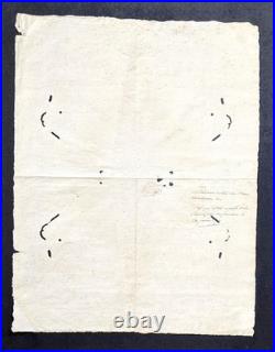 Placard de la LOI Pour Administration des biens des Monastères. CLUNY 1790
