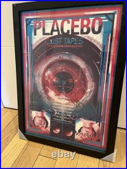 Placebo Autographed Lost Tapes Poster Ltd Only 300 Signed Copies