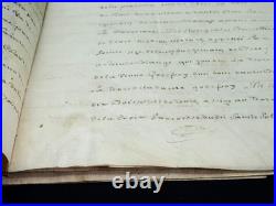 Pochette contenant divers autographes pochette manuscrits XVIIIeme XIXeme