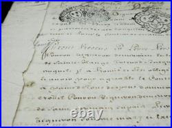 Pochette contenant divers autographes pochette manuscrits XVIIIeme XIXeme