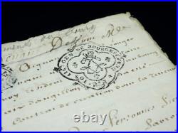 Pochette contenant divers autographes pochette manuscrits XVIIIeme XIXeme