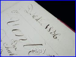 Pochette contenant divers autographes pochette manuscrits XVIIIeme XIXeme