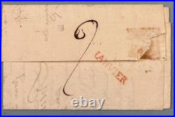 Port Payé de LIVOURNE (Département Conquis de Mediterranée) 1811 / Franchise