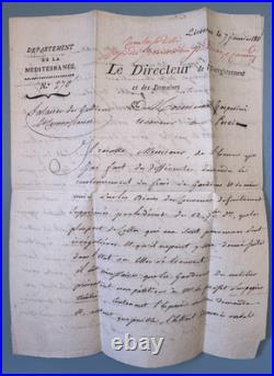 Port Payé de LIVOURNE (Département Conquis de Mediterranée) 1811 / Franchise